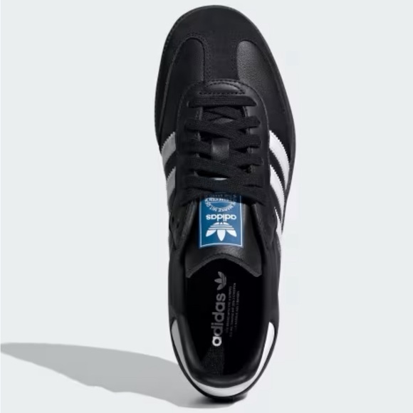 Adidas Black and White Samba OG Sneakers - Picture 4 of 9